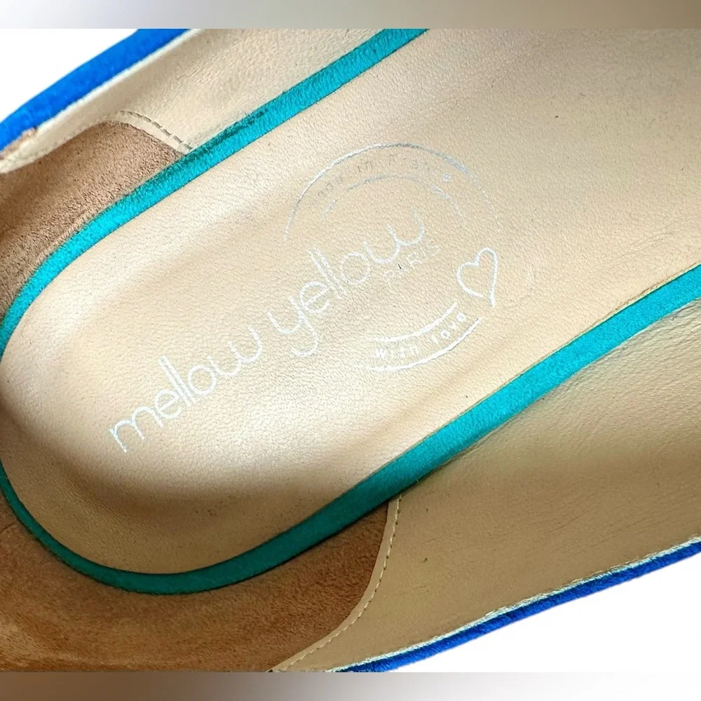 Mellow Yellow Vibrant Fish Embroidered Loafers - Picture 9 of 11